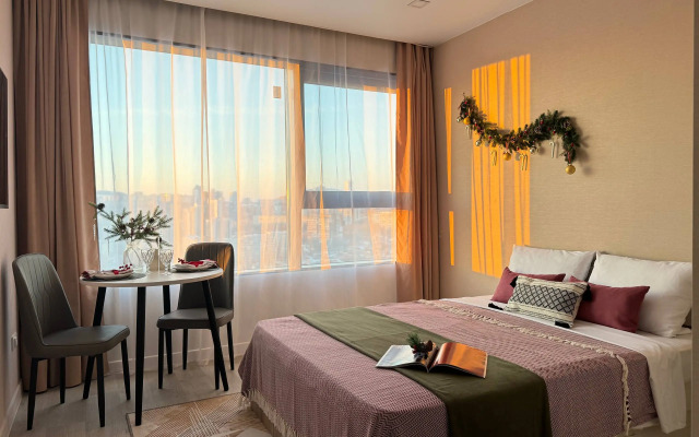 Квартира Тепло и уют с шикарным видом на Золотой Рог