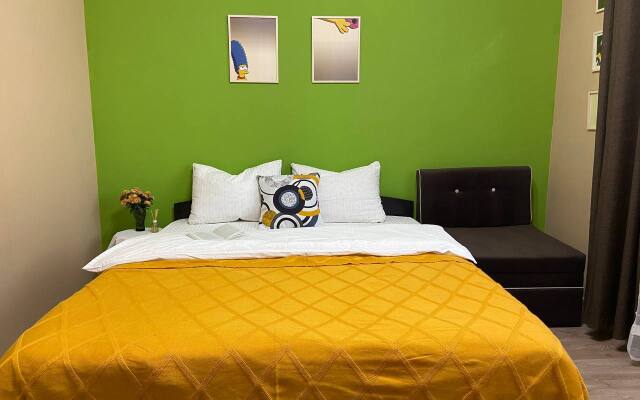 Квартира Яркая Теплая Студия Эль Апарт На 17 этаже