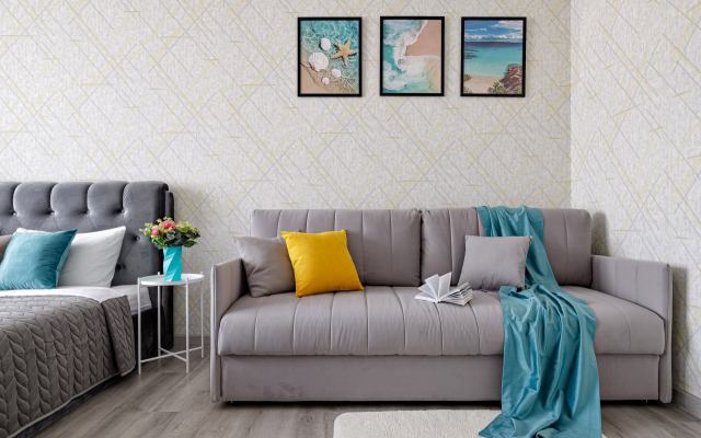 Апартаменты с бассейном и зоной барбекю