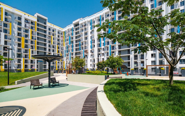 Uyutnaya i novaya studiya v Kudepste Apartments