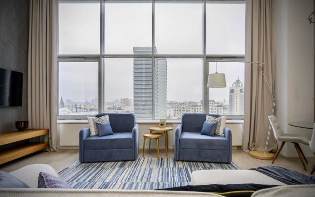 Апартаменты Стильный видовой апартамент в центре Москвы