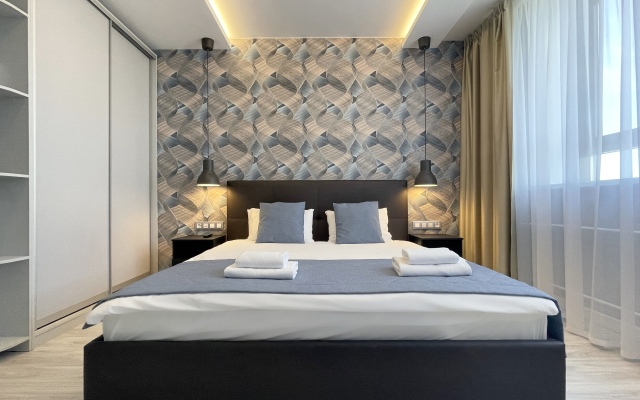 Апартаменты Fresh двухкомнатные с 2 спальнями и ванной