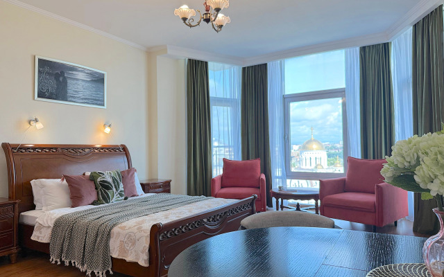 Апартаменты Аквамарин у моря с бассейном, СПА, пляжем N808