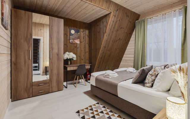 Частный дом С баней и террасой