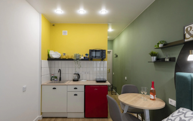 Апартаменты Дрим Апартменс 529Б Гостевая студия Мята