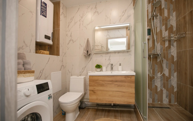 Квартира Романтичная евродвушка с панорамными окнами для незабываемого отдыха