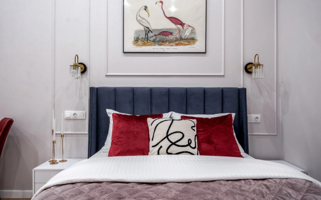 Апартаменты Четырёхместная Студия Новая Стильная на Жуковского 7