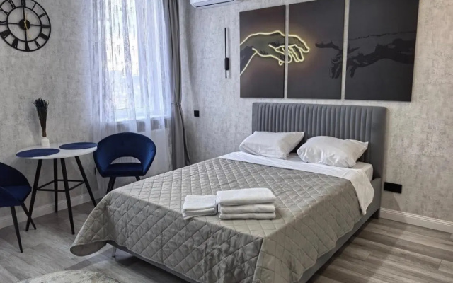 Студия Premium с балконом и с красивым видом из окна — фото 1