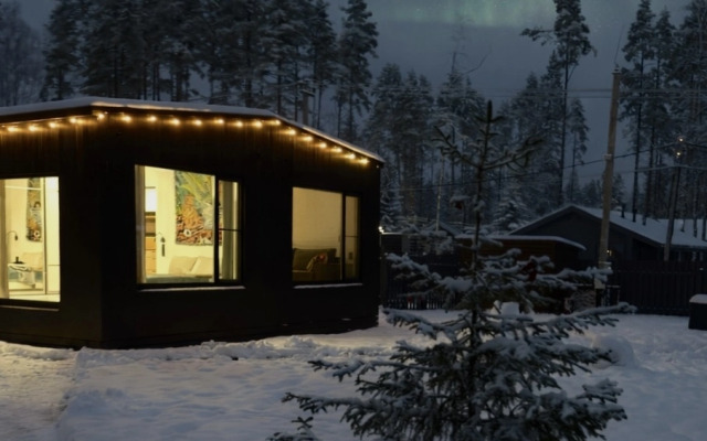 Частный дом Дом в сосновом лесу