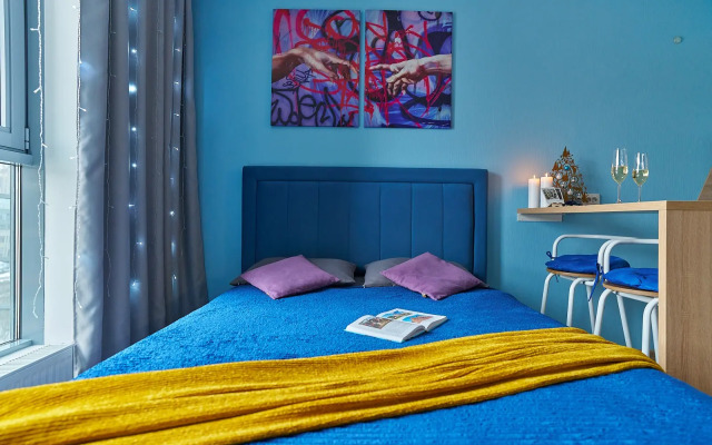 Апартаменты Уютная студия с панорамным окном