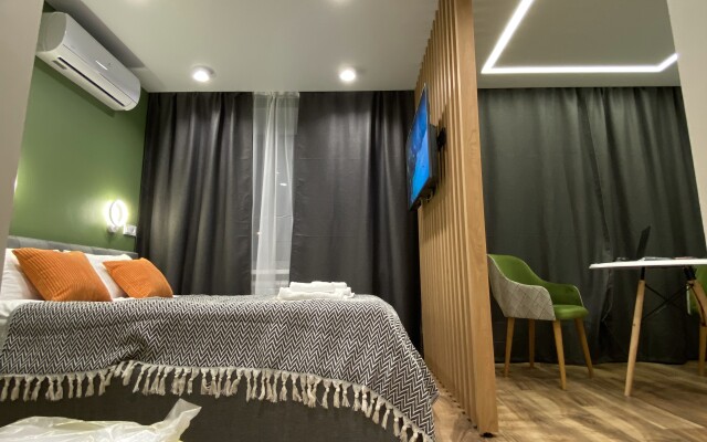 Zelenaya studiya i tochka Apartment