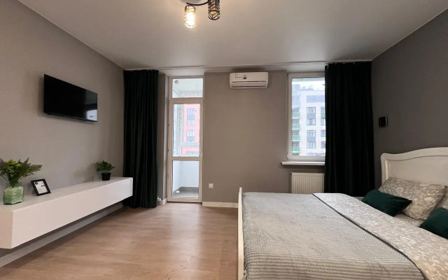 Квартира Лучшая Студия Для Двоих С Балконом Посуточно