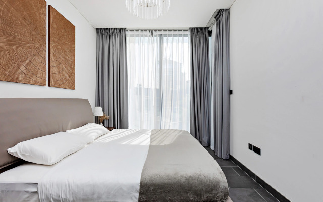 Апартаменты Вдохновляющие 1BR в Sobha Hartland