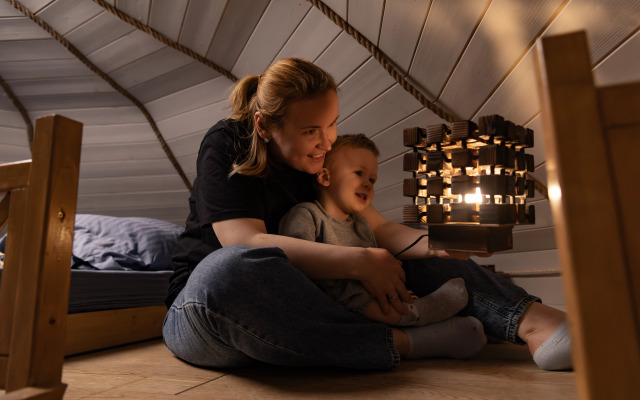 Шале Сфера Агат в лесу на Живописной улице