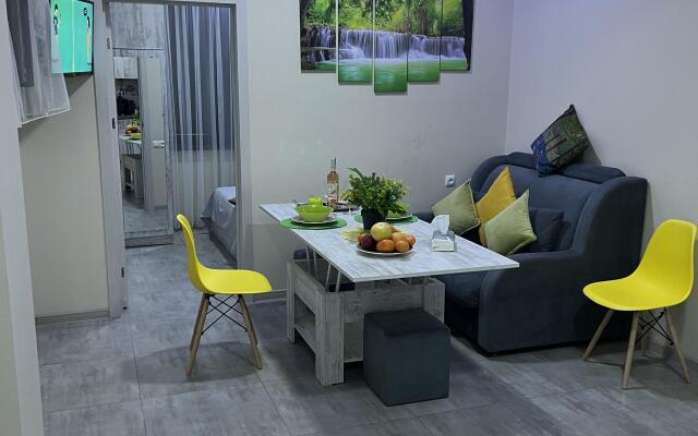 Comfort With Green Refreshing Interior Apartments