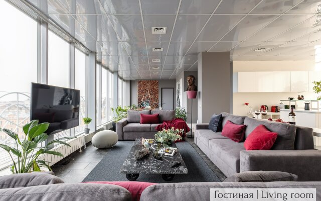 Панорамный ЛОФТ 200м² + ТЕРРАСА от Minin Apartments