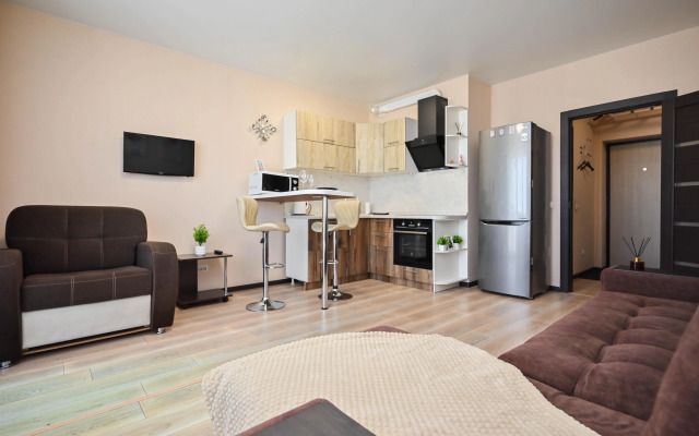 Квартира Комфортная Студия в Центре Взлетки с Прекрасным Видом