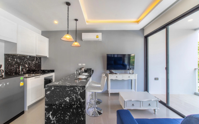 Апартаменты 1 спальня 5 мин Сурин Бич PALM-C210  CapitalPro