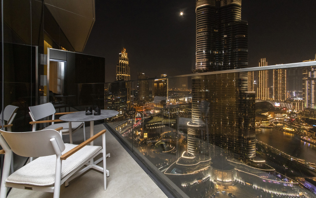 Апартаменты Deluxe 2BR with Burj Khalifa and Fountain View