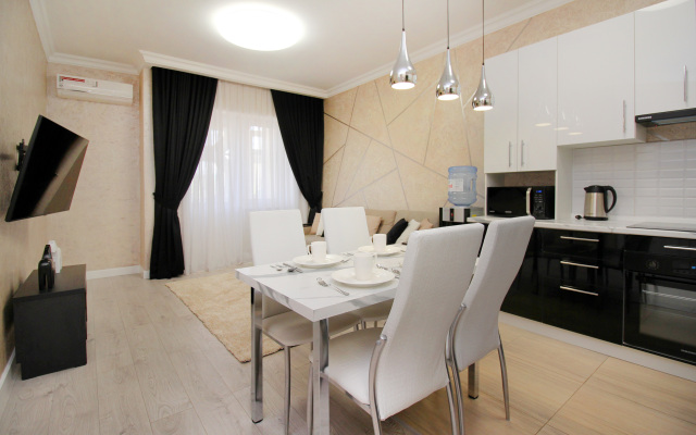 Dvukhkomnatnye S Dizaynerskim Remontom V Zhk Shakhristan Apartments