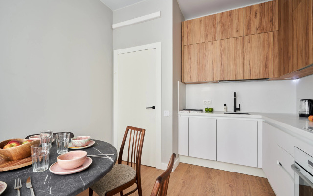 Квартира с двумя спальнями Новоданиловская 8