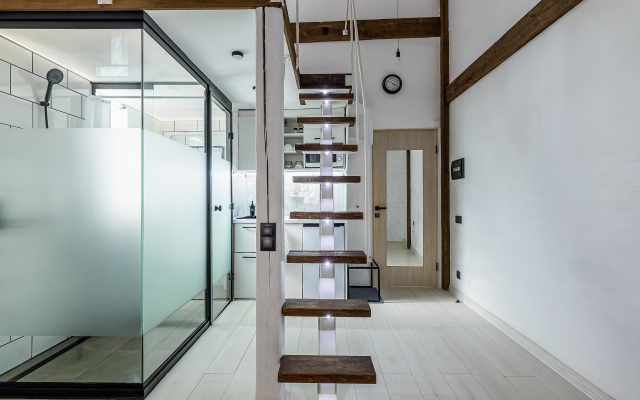 Апартаменты Лофт 2 Двухуровневые на Грузинской Улице 41А