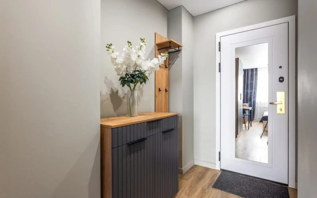 Апартаменты Студия с раздельными кроватями в гостинице Салют