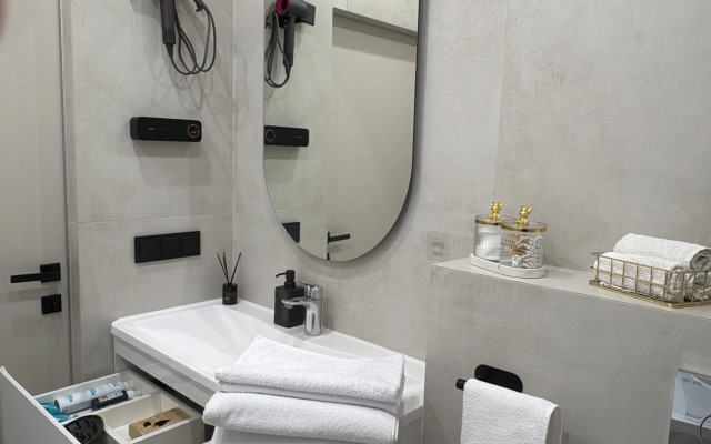 Квартира Стильная 1к у парка для 4х гостей