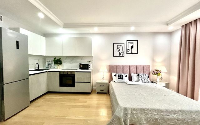 Квартира Красивая студия в резиденции Граф Толстой