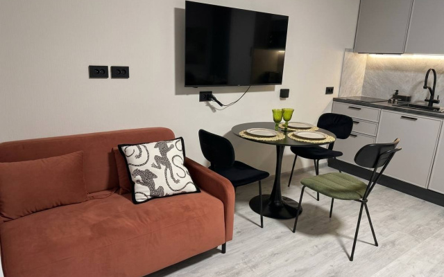 Квартира студия 35 м² 2 кровати