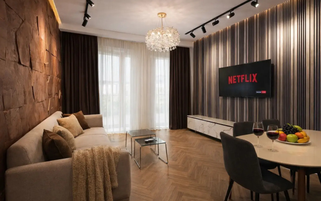 Апартаменты Дизайнерская 3-комнатная квартира бизнес-класса в ЖК Parkwood