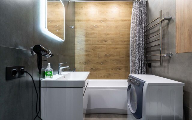 Квартира Студия с дизайнерские ремонтом и панорамным видом