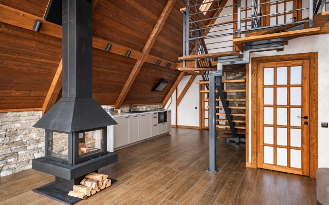 Частный Дом A-frame Дом Ели Тут