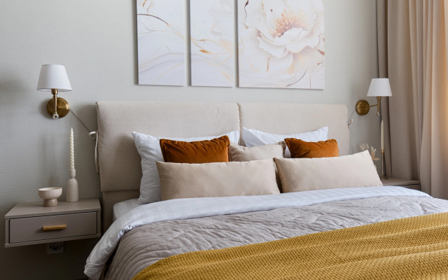 Квартира Делюкс ModernaFlats в современном апарт комплексе у метро Купчино