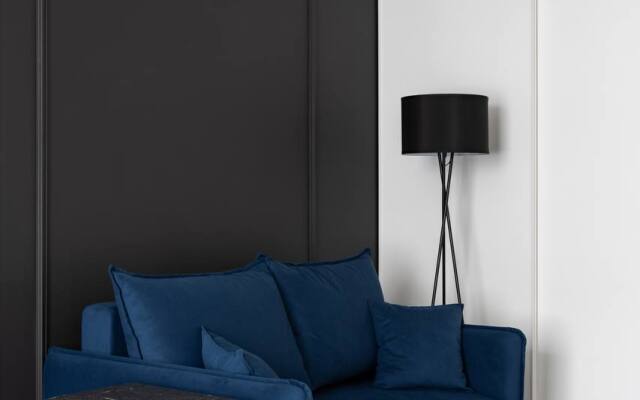 Квартира в синих тонах