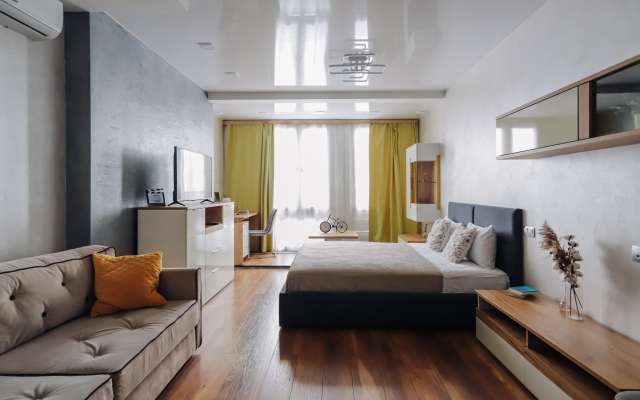 Lalapart Aspen Wood Chetryrekhmestnaya Studiya u Metro Dmitrovskaya Apartments