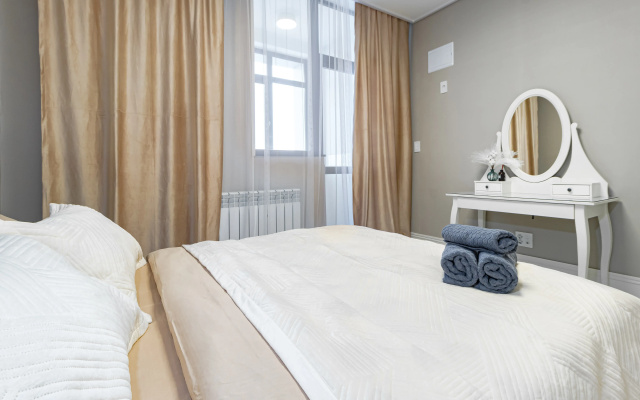 Apartamenty Sovremennaa Svetlaa v Odnom iz Prestiznyh Zilyh Kompleksov Goroda