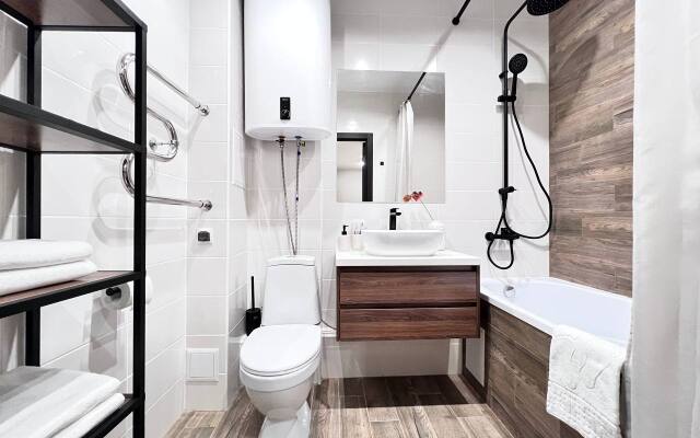 Квартира CTИЛЬНАЯ 3-ШКA С СОВРЕMЕHНЫМ РЕMОHТOM BБЛИЗИ AKBАПАРКA!