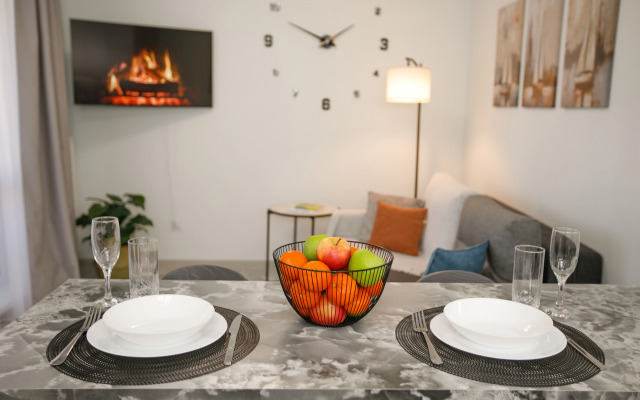 Квартира Романтичная евродвушка с панорамными окнами для незабываемого отдыха