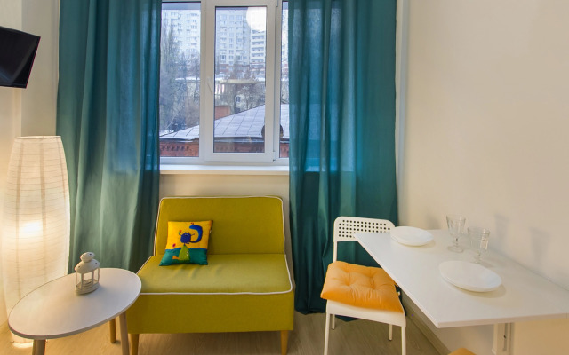 Квартира Домиго Двухуровневая Cтудия Pядом с Набережной