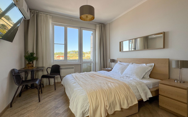 S balkonom i vidom na more Apartments