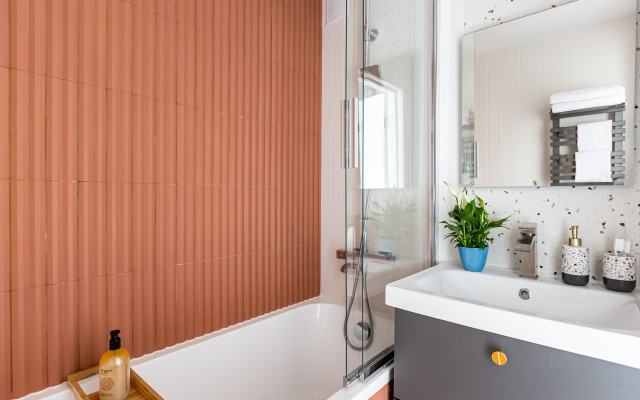 Квартира Piter Apartments двухкомнатные с кондиционером рядом с Лахтой