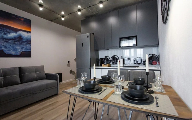 Sovpemennaya Studiya-Loft C Dizajnerckim Pemontom Flat