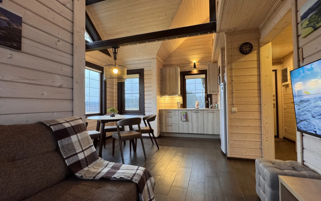 Частный дом 3 с Видом на Озеро Киркколампи и Собственной Сауной