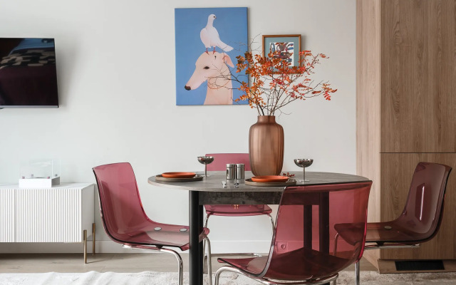 Квартира Элегантная Без Компромиссов с Паркингом в ЖК Бизнес-класса в Центре Москвы