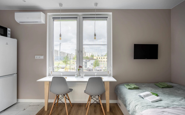 Апартаменты Уютная студия на 2х с видом на город