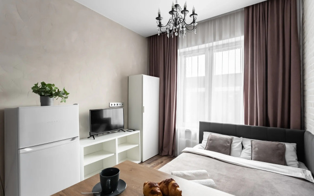 Квартира Студия АпартХост для Ценителей Комфорта в ЖК Левел Амурская