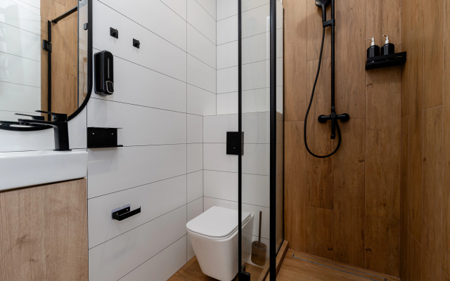 Uyutnaya studiya ryadom s Lukoyl Arenoy Apartments