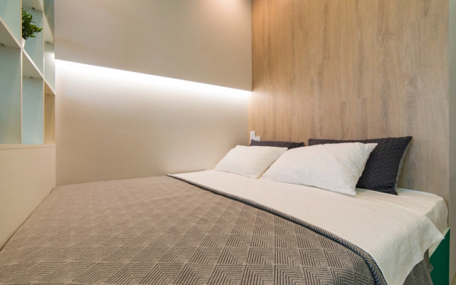 Апартаменты с видом на город и ванной