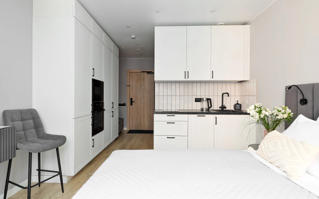 Апартаменты Студия у метро Ладожская 409